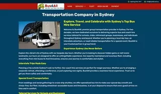 Разработка веб-сайта для австралийских транспортных услуг