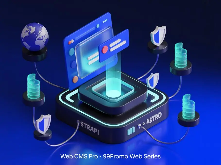 Web CMS Pro — Strapi + Astro headless CMS